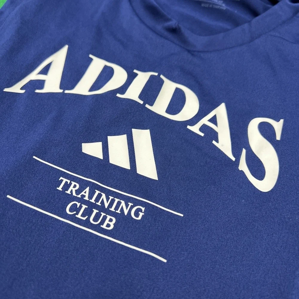 Adidas Men's D4 Heritage Training Tank Top Dark Blue Chalk White Size Medium